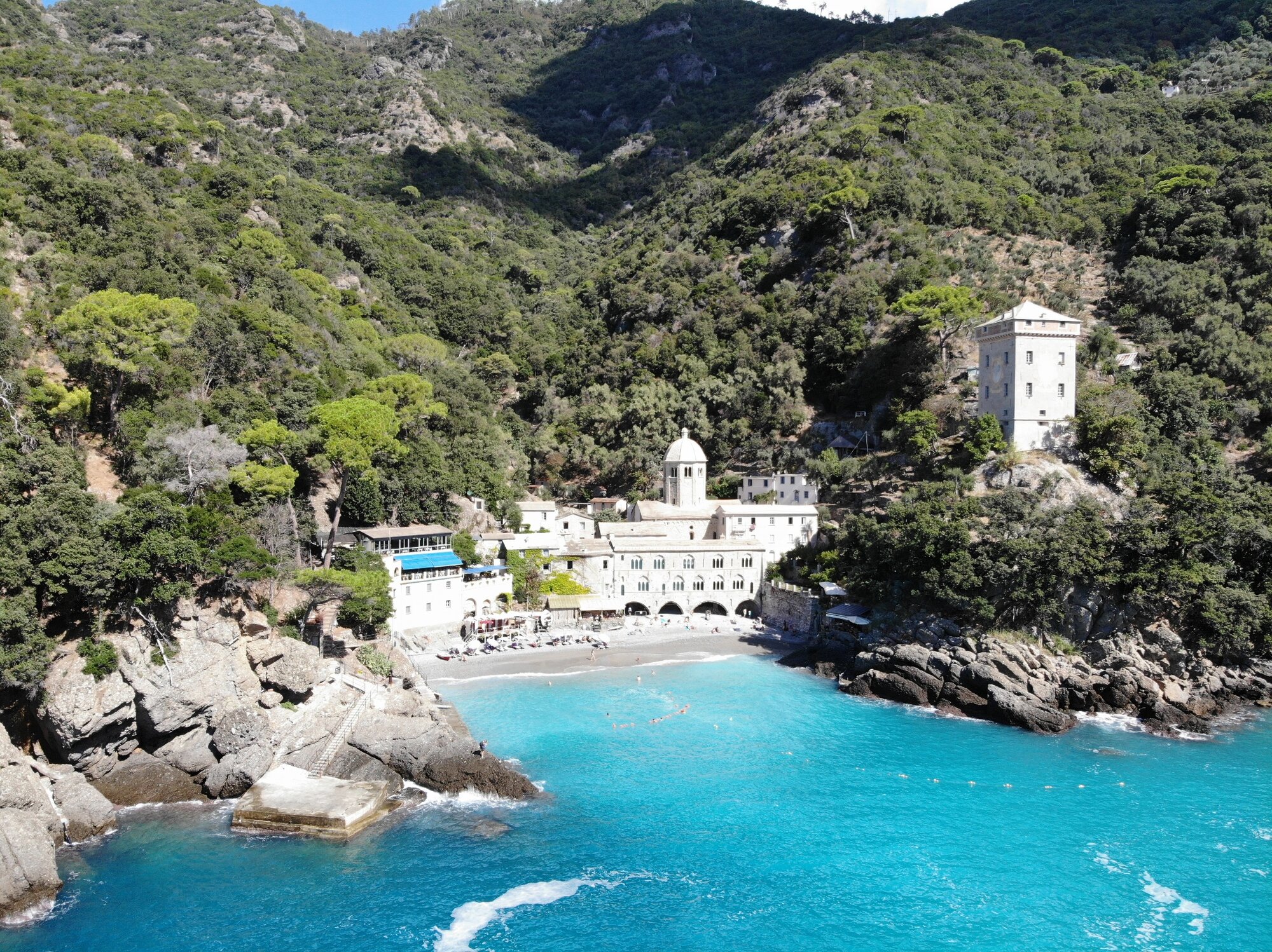 San Fruttuoso Abbey by Tender