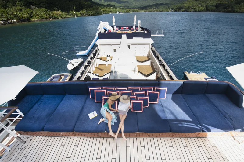 ARCTIC yacht relaxation area