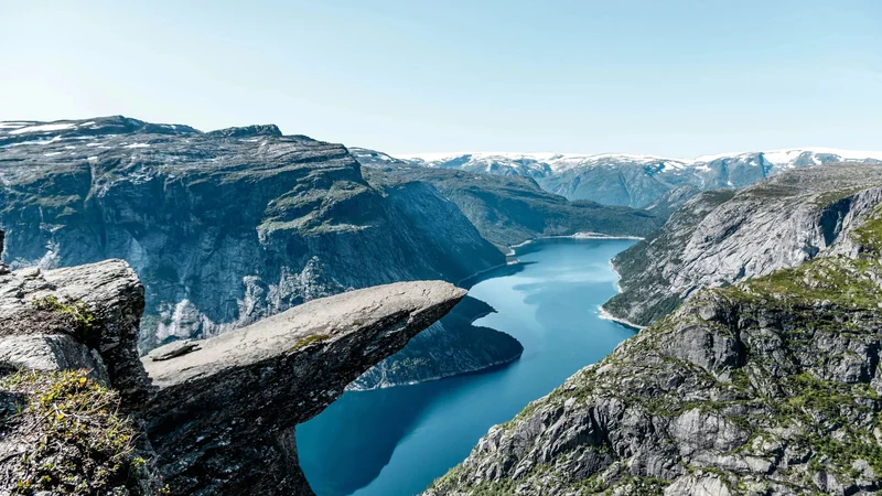 Norway fjords and Arctic landscape