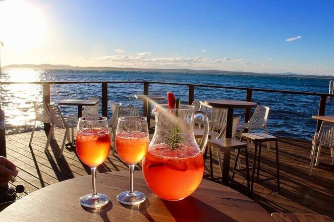 Nelson Bay Marina Sunset