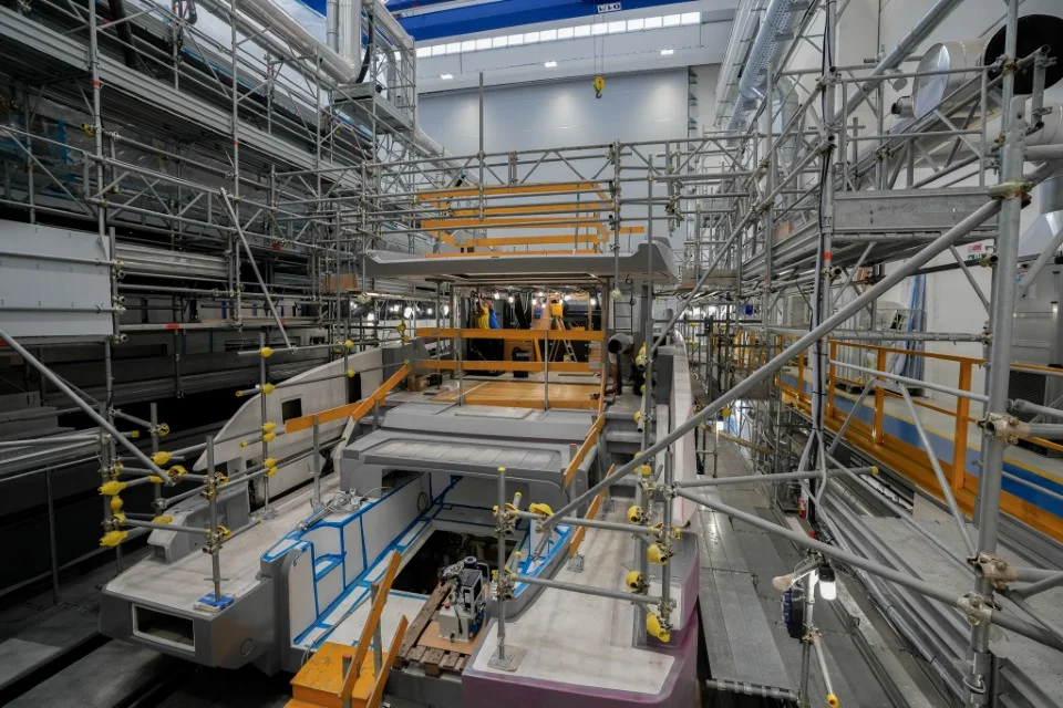 Shipyard construction detail