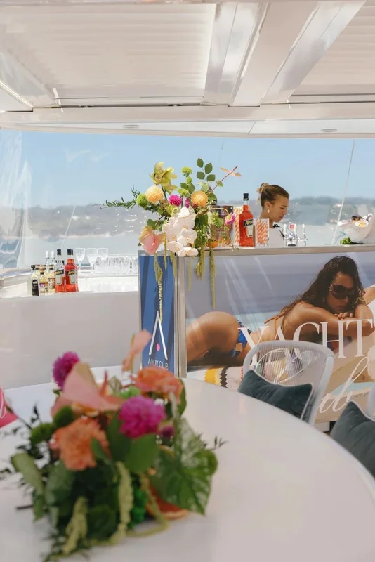 Yacht product launch