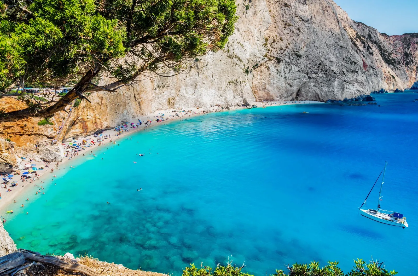 Ionian islands coastline