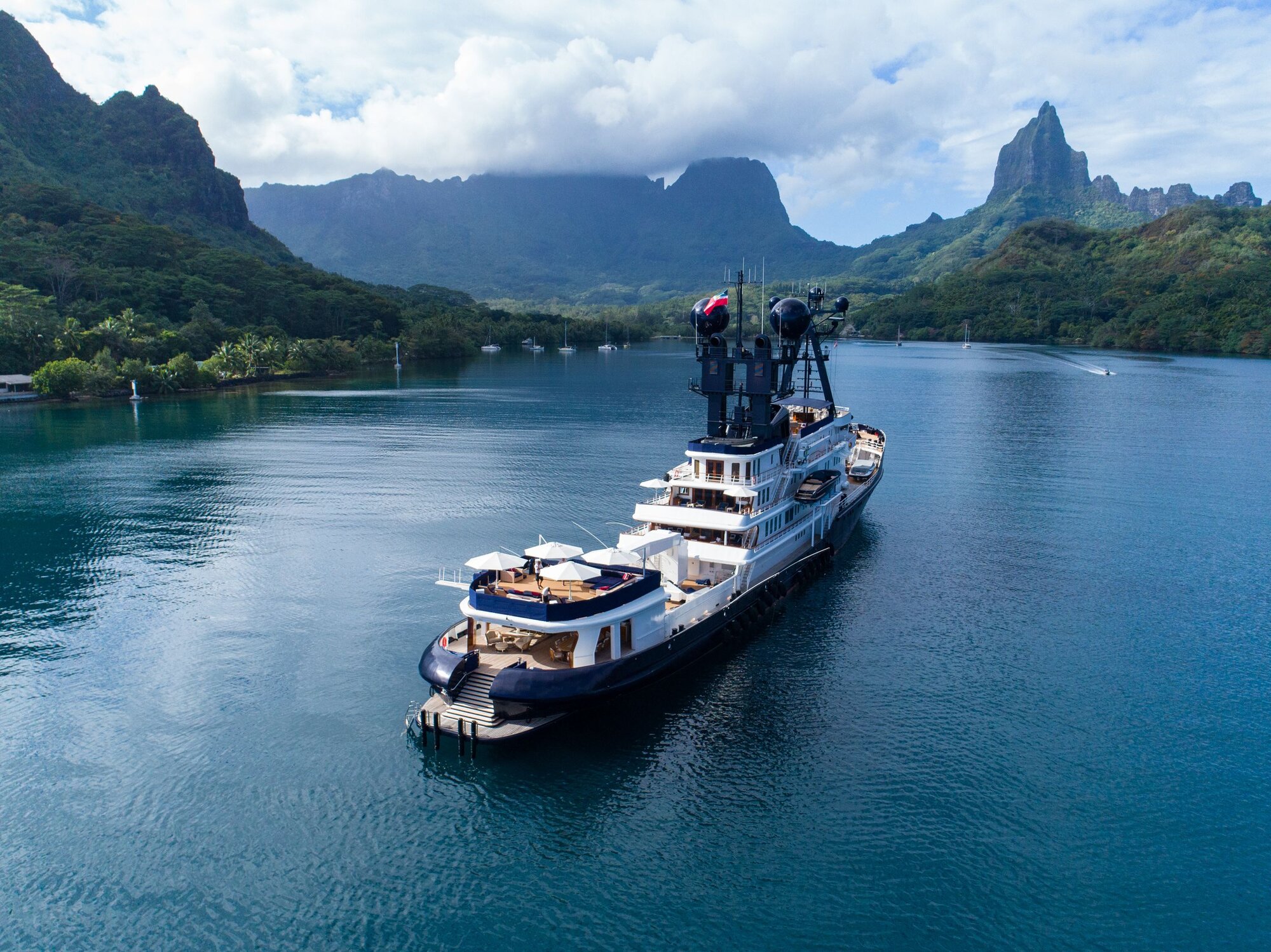 Arctic yacht