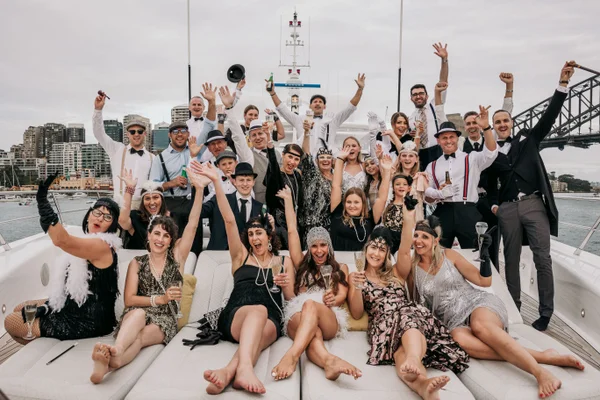 New Year yacht party