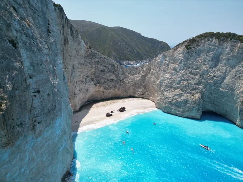 Navagio Beach Anchorage