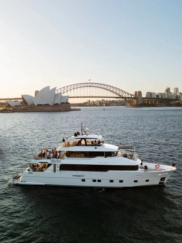 Luxury yacht event