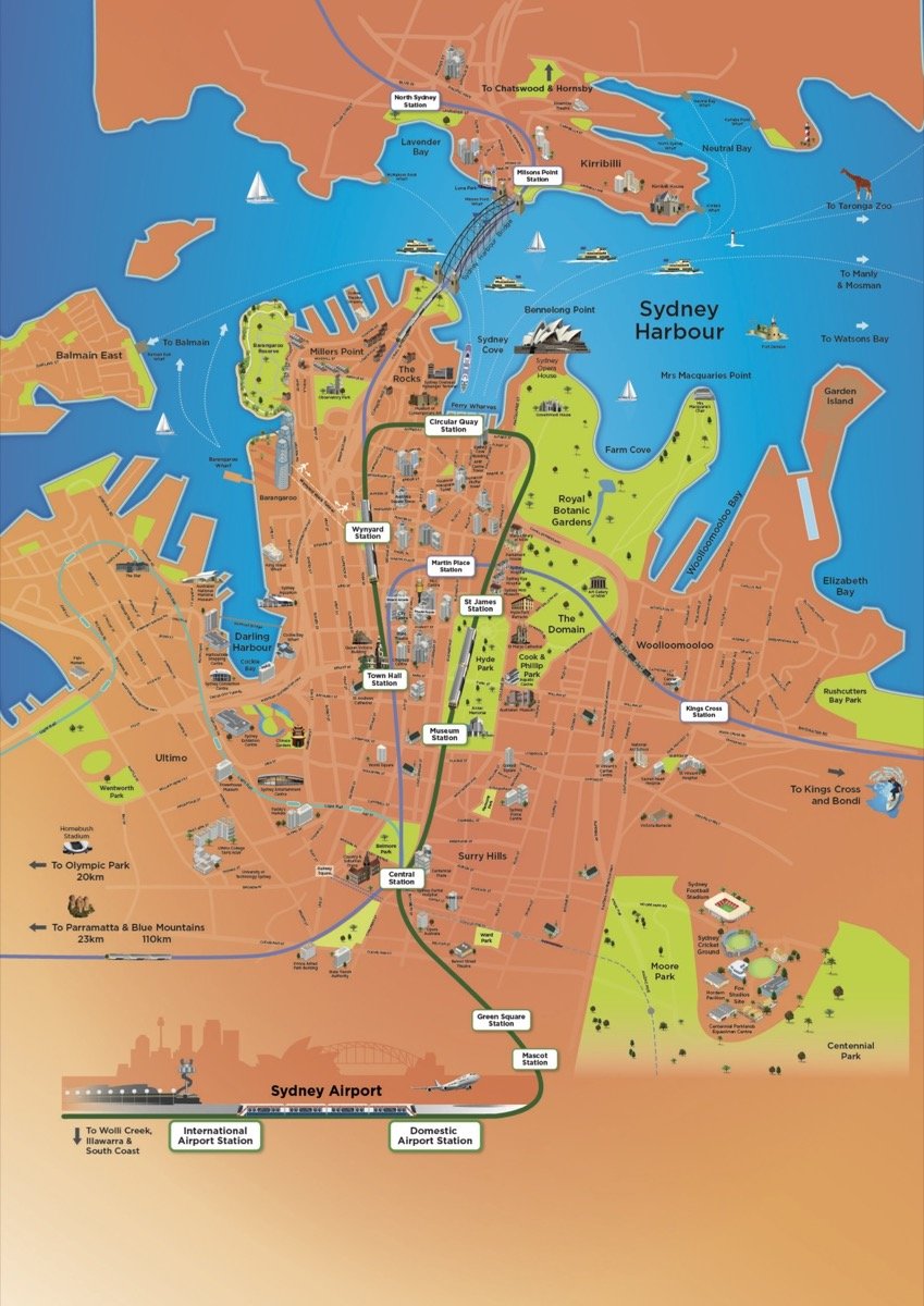 Sydney City Map