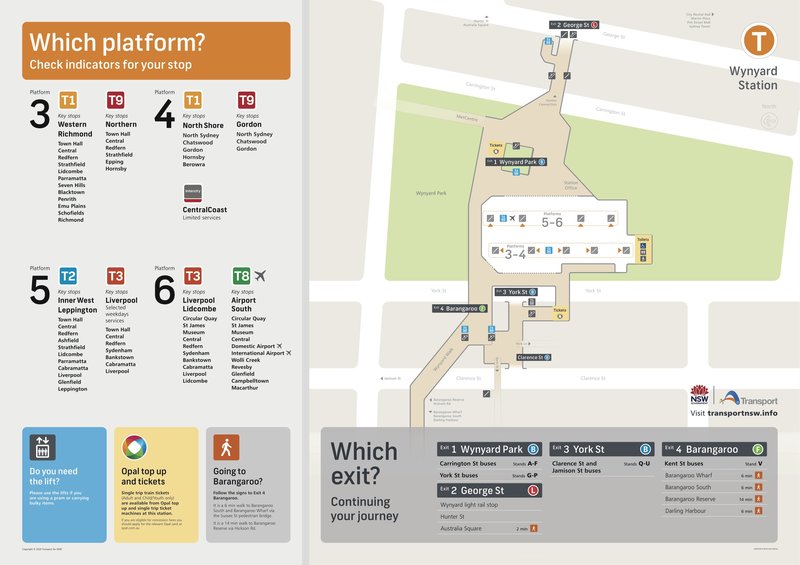 Town Hall Station Map