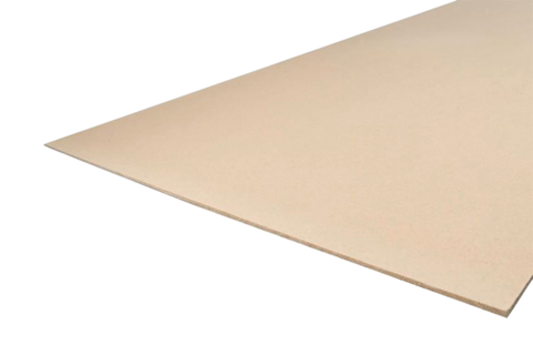 Hardboard | Close-up image of hardboard sheets at Snowdon Timber