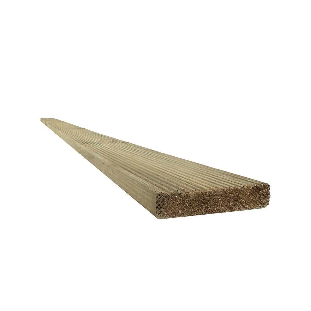 Snowdon Timber Treated Reject Decking Board (T) 19mm (W) 95mm (L) 2.4m