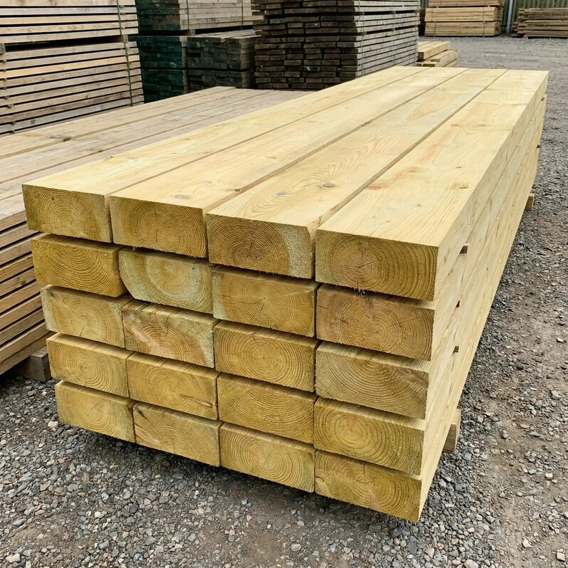 A grade premium garden sleepers Snowdon Timber