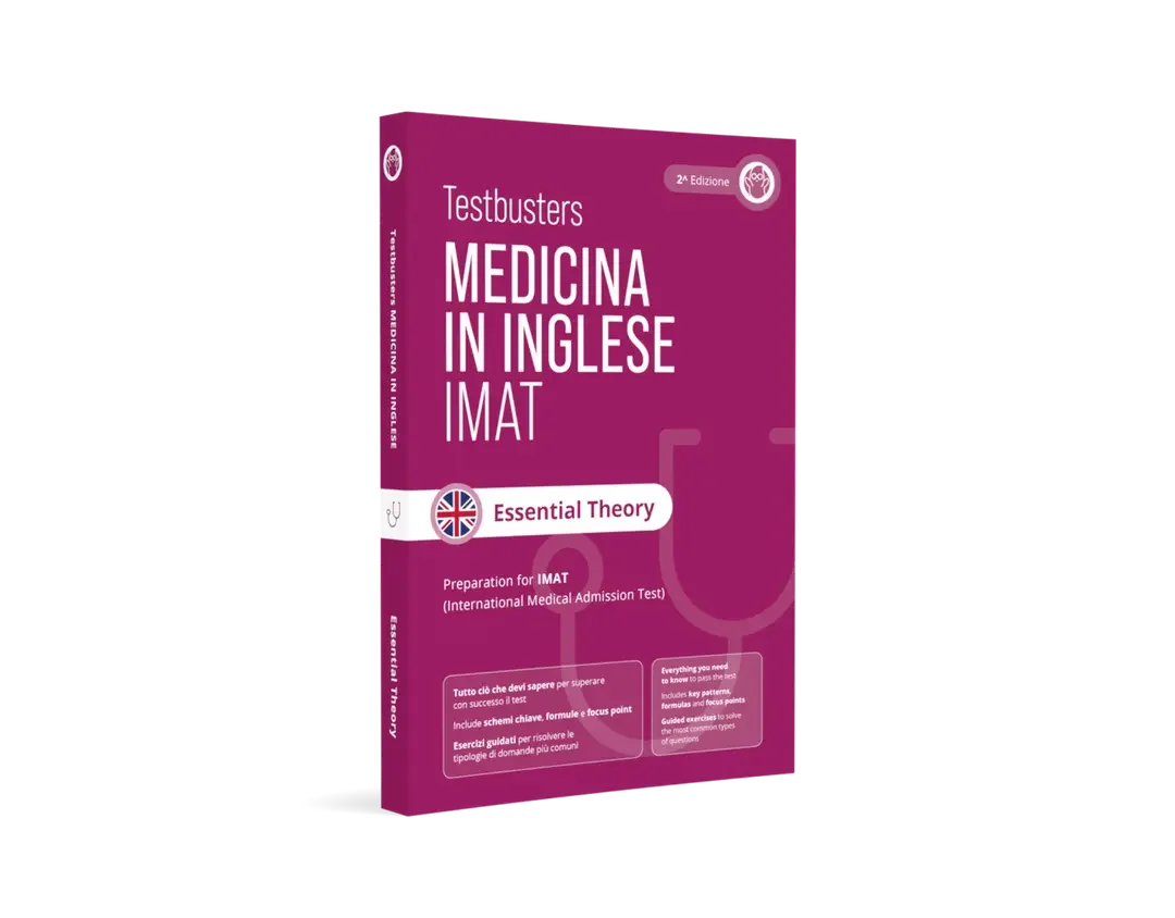 Cover of "IMAT – Essential Theory" print edition by Testbusters IMAT Medschool.