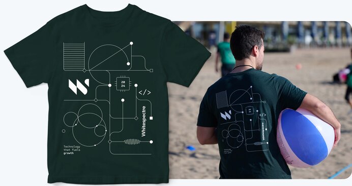 2023 Whitespectre's shirt design, to celebrate the 10th Anniversary