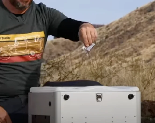 shop portable camping toilet wrappon products coagulant and film bags