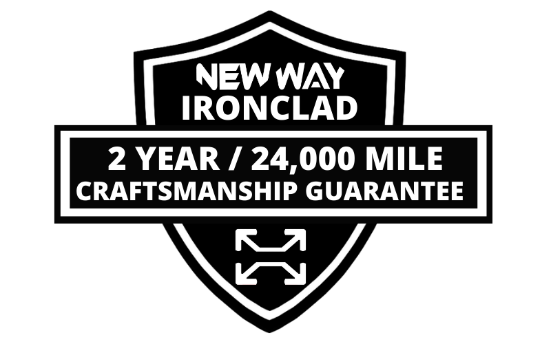 New Way Van Life Ironclad 2 year / 24,000 mile warranty