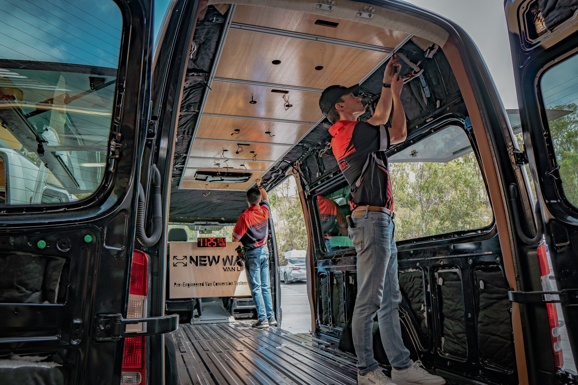 Conversion van builders and upfitters installing a pre-fabricated conversion kit. Upfit program information