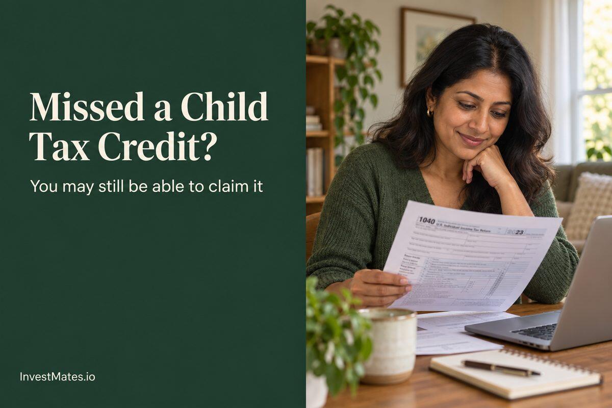 Can NRI families claim a missed child tax credit retroactively?