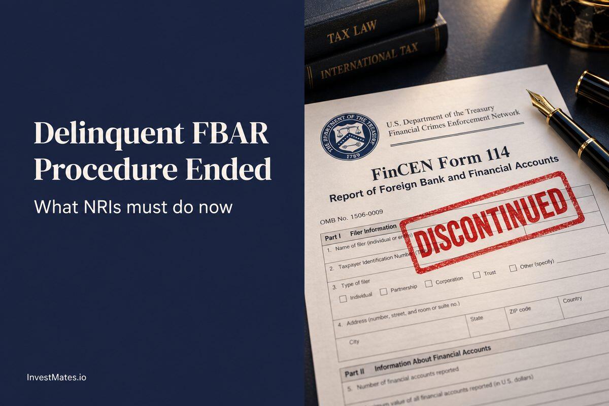 IRS ends Delinquent FBAR Submission Procedures: What NRIs do now?