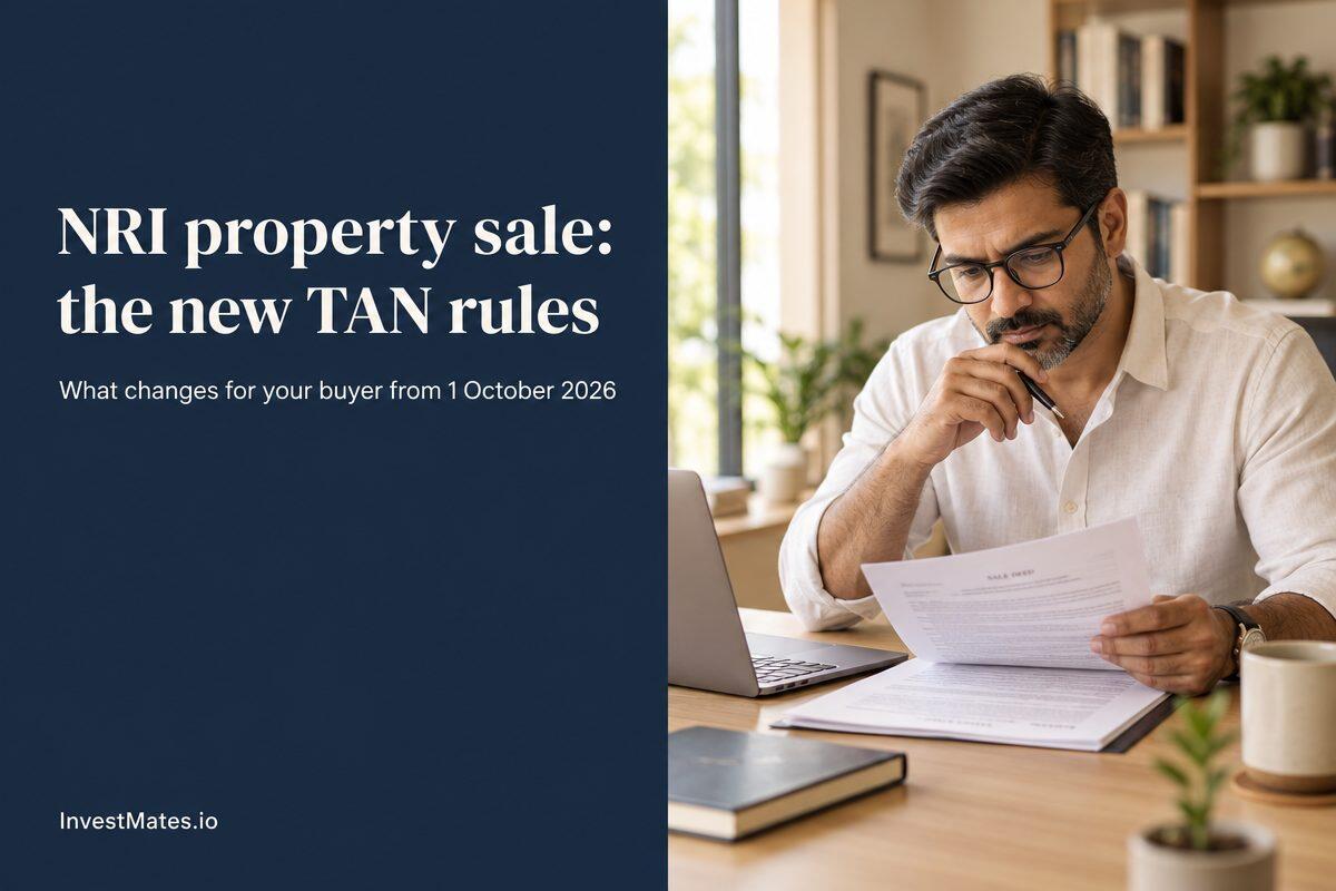 NRI property sale: new TAN rules from October 2026