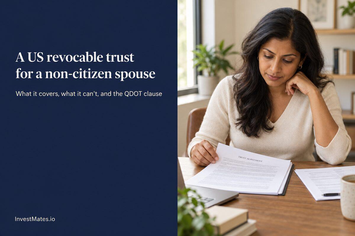 How to set up a US revocable trust with a non-citizen spouse