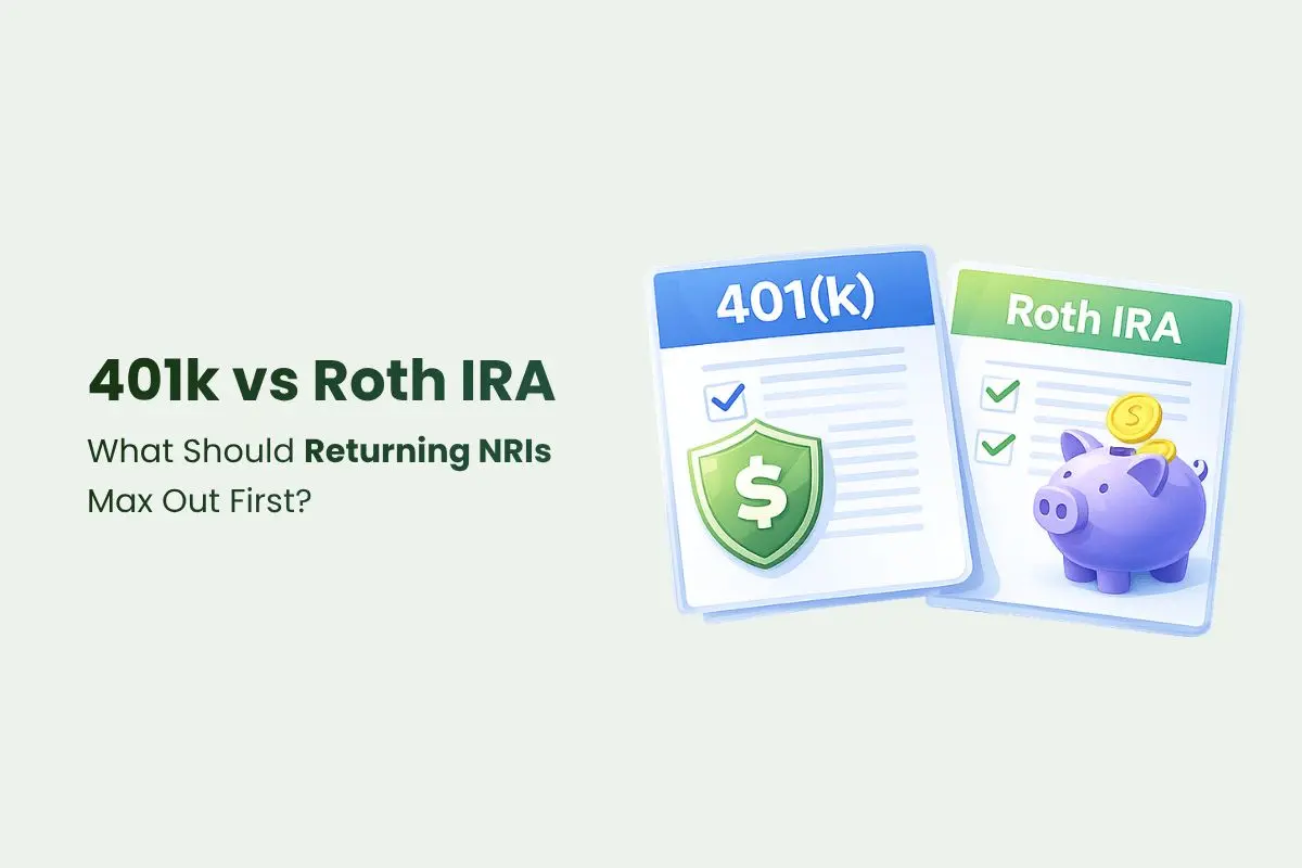 401k vs Roth IRA for NRIs Returning to India: Which Should You Max Out?