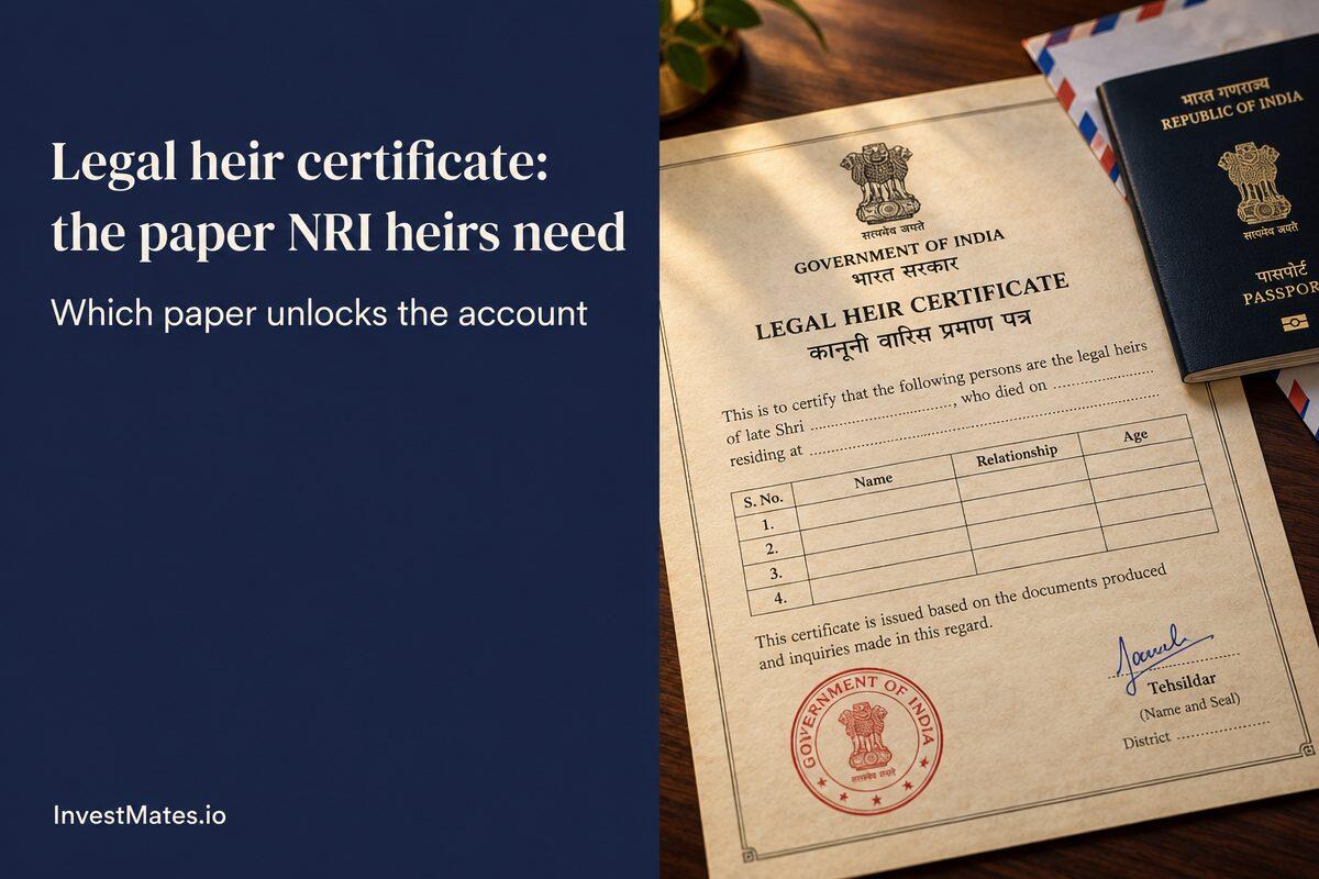 Legal Heir Certificate in India: What NRI heirs need