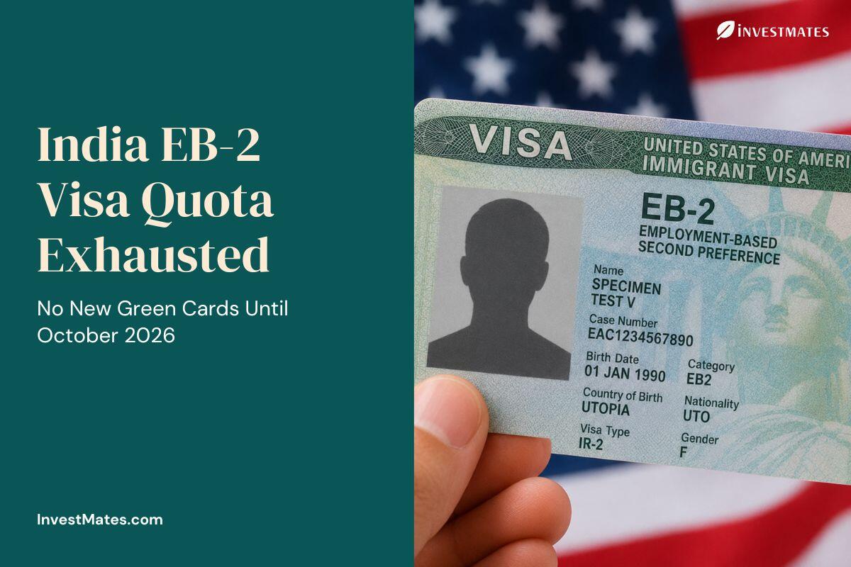 India EB-2 Visa Quota Exhausted - No Green Cards Until Oct 2026