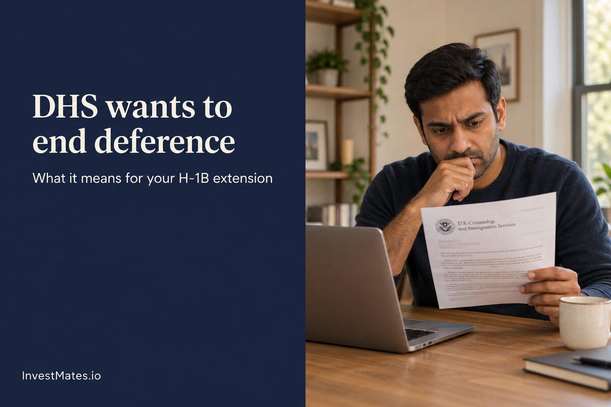 DHS proposes ending deference on H-1B extensions
