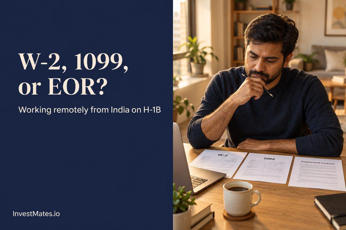 W-2 vs 1099 vs Employer of Record: working remotely from India