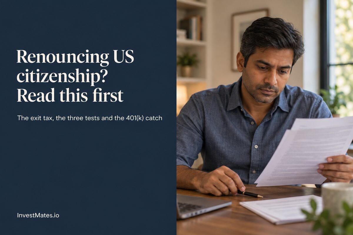 Renounce US Citizenship: How the Exit Tax Works for NRIs