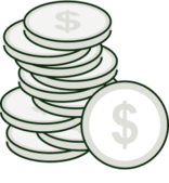 Stack of coins