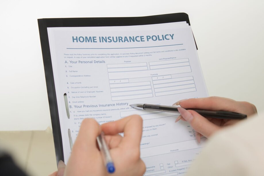 home insurance policy form