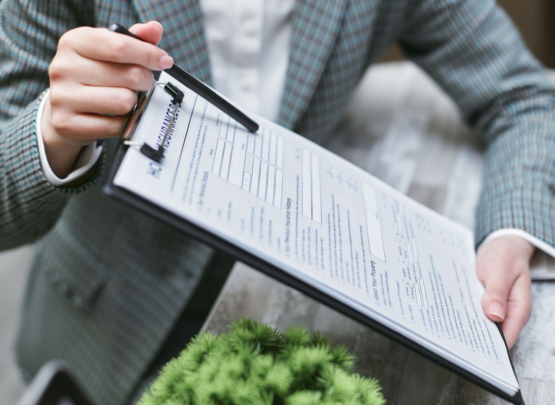 home insurance form