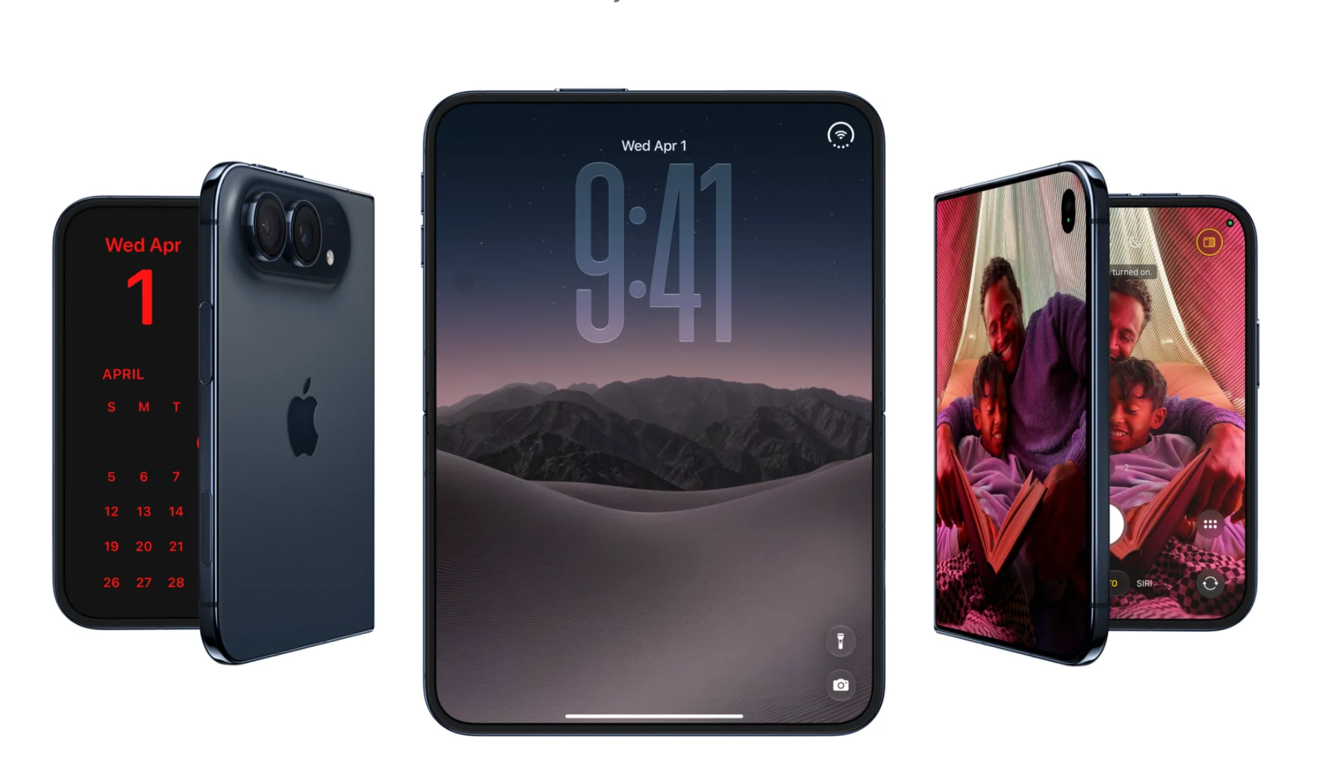Iphone DUO sur fond blanc