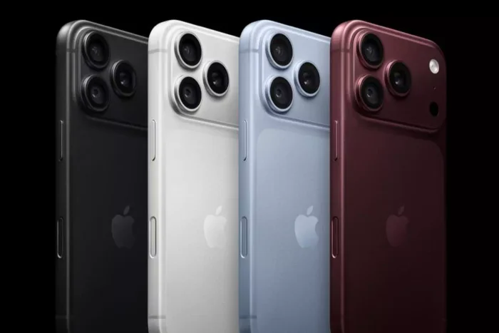 iPhone 18 pro sur fond noir
