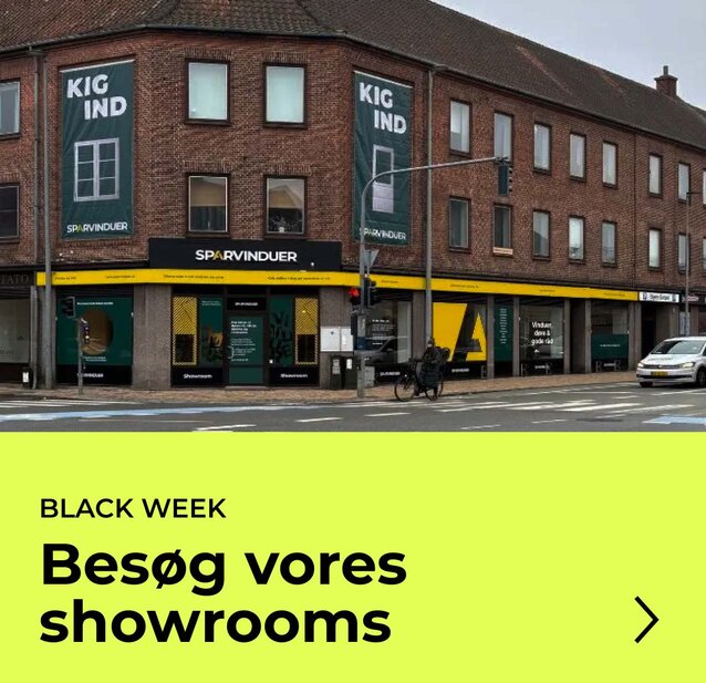 SparVinduer showroom set udefra