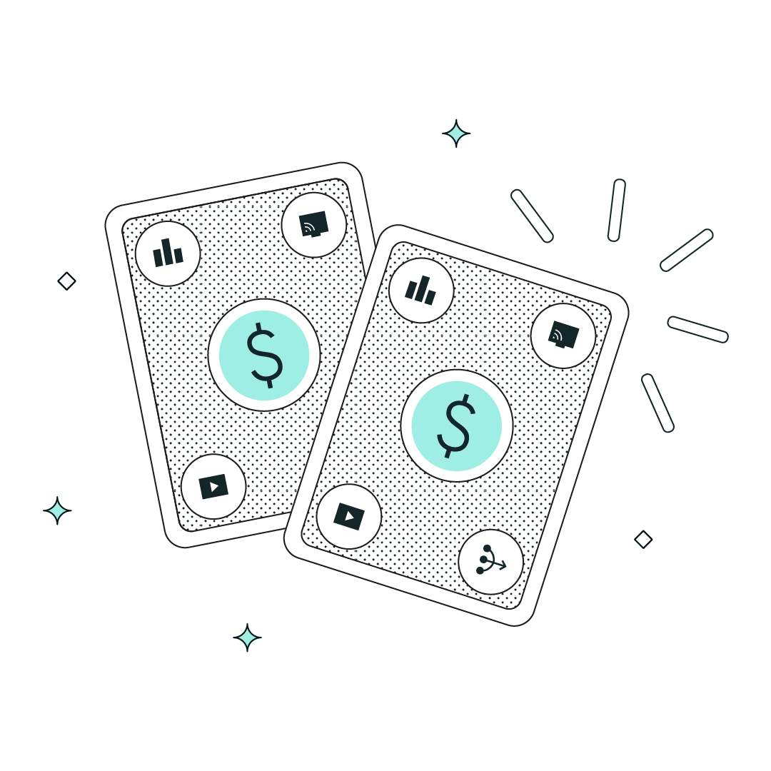 ticketing illustration with an intix logo