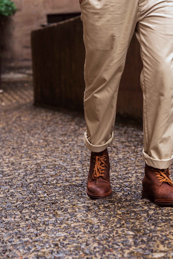 Rust Waxy Shell Cordovan Workboot