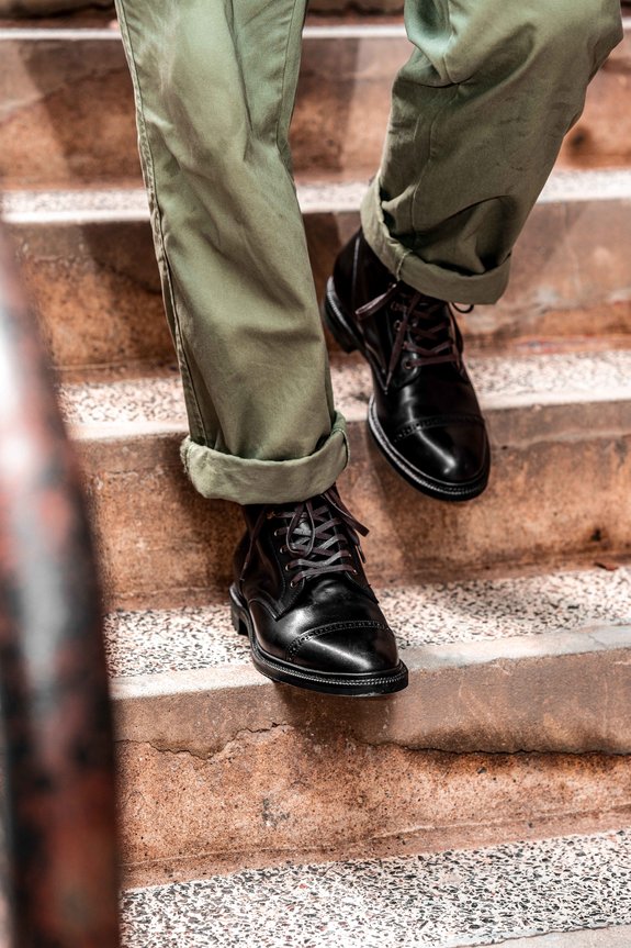 Black Heritage Shell Cordovan Workboot