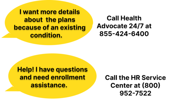 Call Health Advocate 24/7 at 855-424-6400