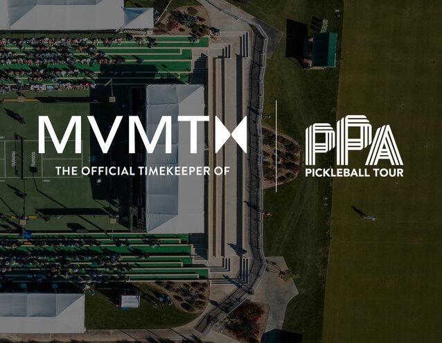 MVMT matte green ceramic chronograph watch