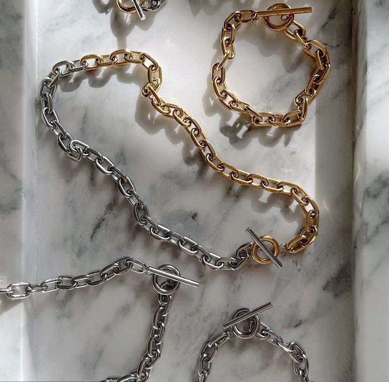 MVMT cable chain jewelry