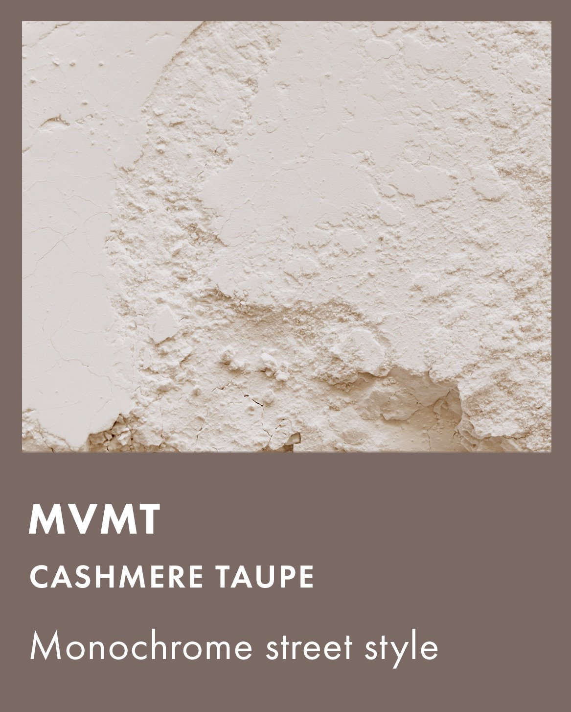 MVMT ceramic swatch in color cashmere taupe