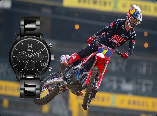 ceramic watch half black half white