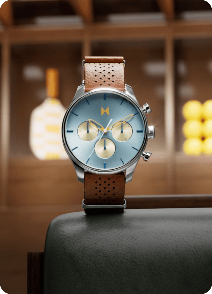 MVMT gilded green and gold odyssey mens watch