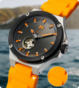 Cali Diver Horizon Orange | 40 MM 