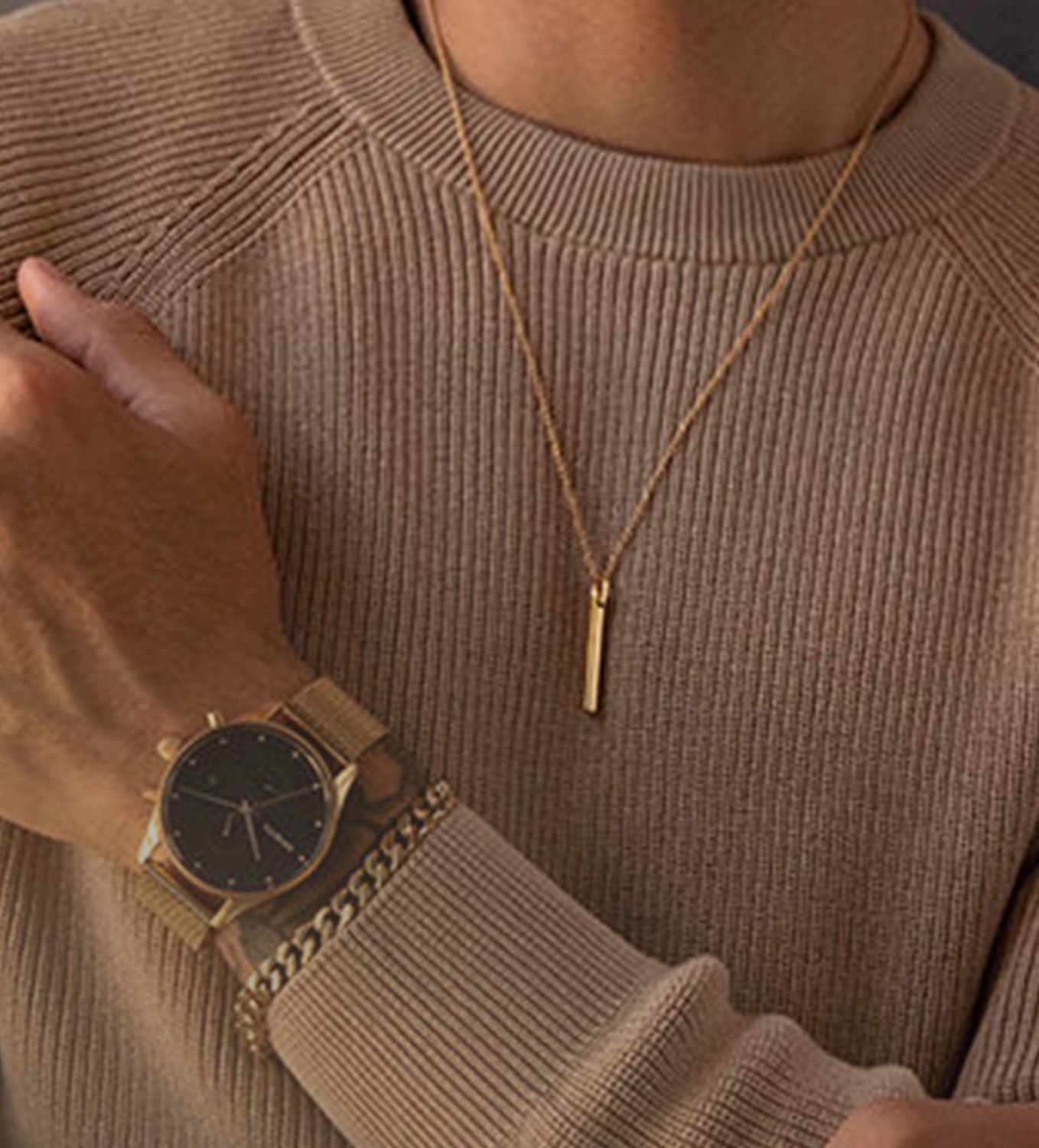 Men's MVMT necklace with pendant