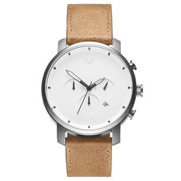 Chrono White Carmel 45 MM