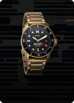 MVMT gilded green and gold odyssey mens watch